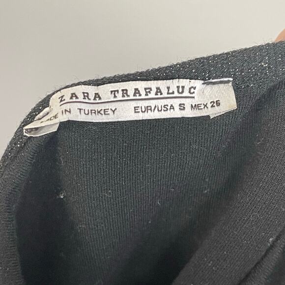 Zara • Glitter Midi Open Back Dress - Picture 5 of 6